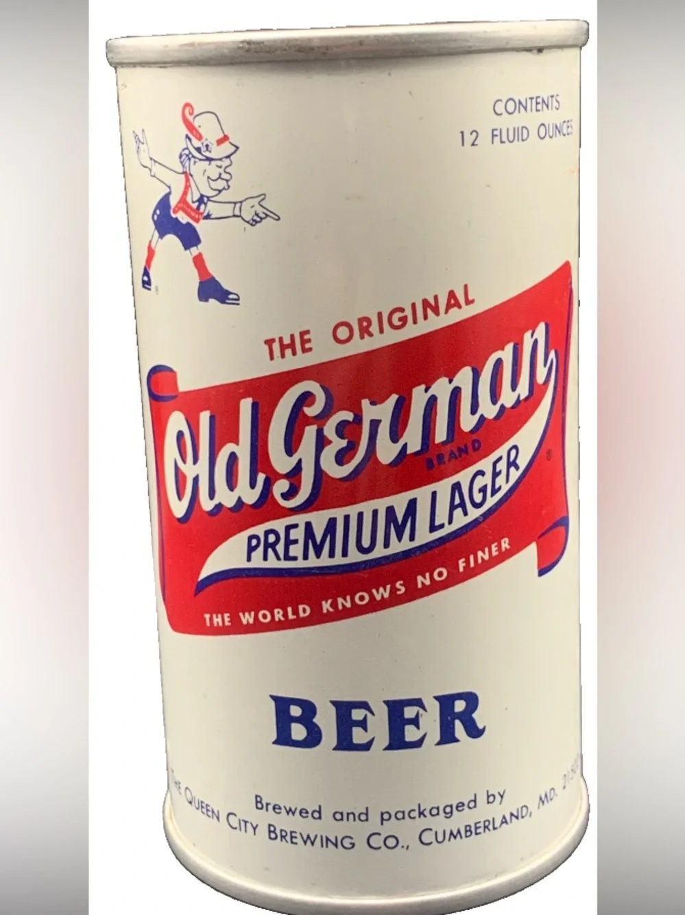Vintage Beer Can Old German Premium Lager Beer Pull Tab Empty Steel Can